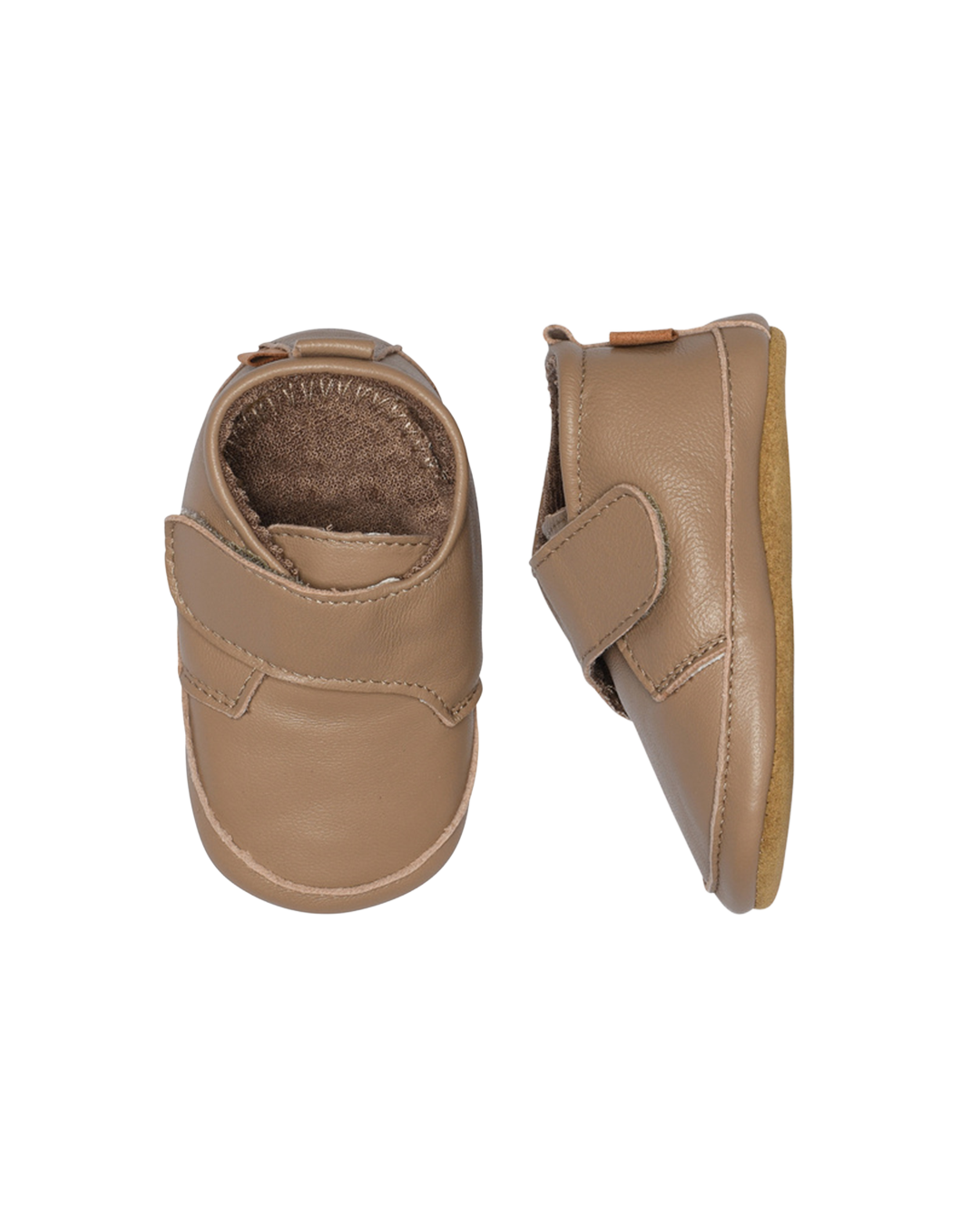 Melton Classic Leather Slipper - Desert Taupe